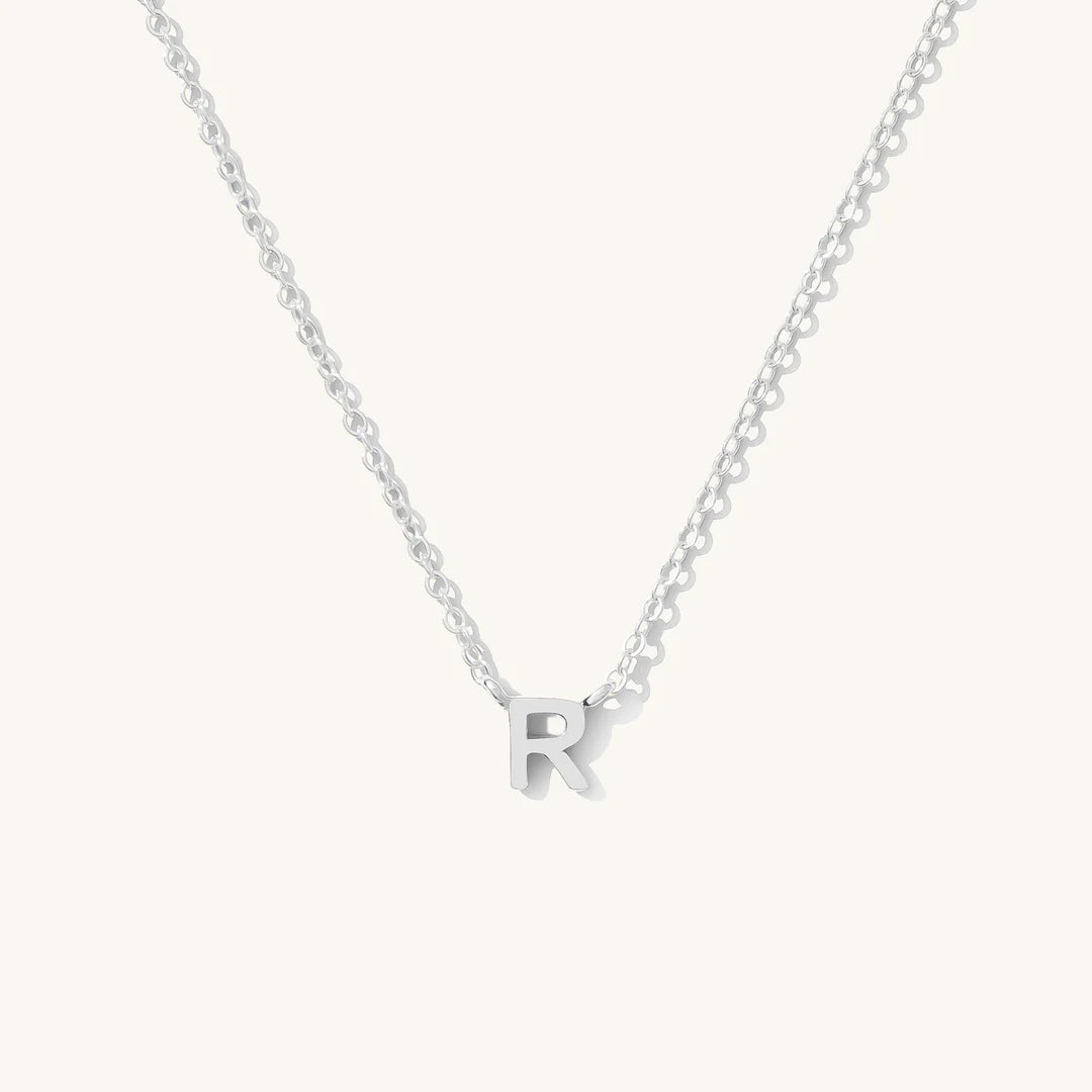 Tiny Initial Necklace
